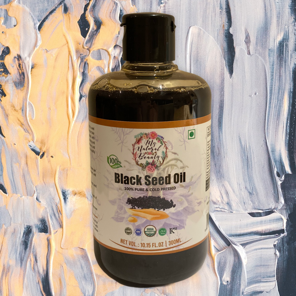 SOME OF THE MANY BENEFITS OF BLACK SEED OIL  Reduce Hair Loss Increases Re-Growth of hair Treats frizzy hair Improve hair texture Maintain elasticity of skin Reduces fine lines and wrinkles Repair sun damage Highly Nutritious Anti-Inflammatory Anti-Oxidant Rich in Omega 3, Omega 6 and Omega 9