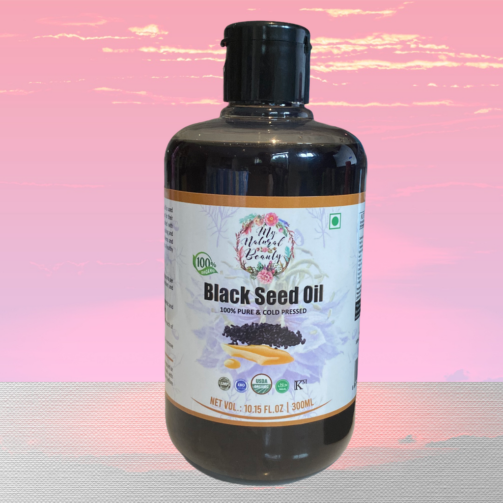 Natural Beauty Products Black Seed Oil is:  Highest Quality High in Nutrients Anti-Oxidant Rich in Omega 3, 6 & 9 No additives No preservatives Made with Food Grade Organic Ingredients USDA CERTIFIED ORGANIC No Animal Testing Non-GMO Chemical Free 100% Natural 100% Pure 100% Vegan HALAL and KOSHER certified