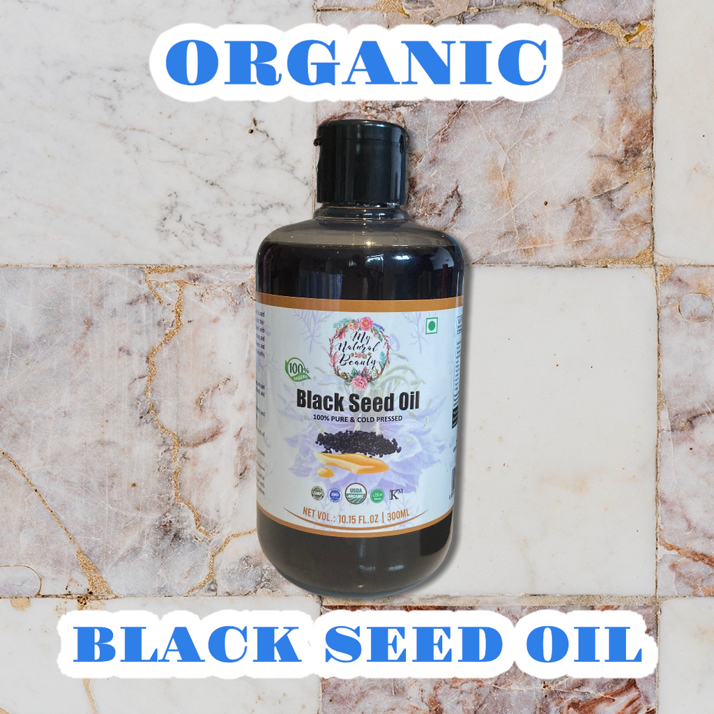 100% PURE ORGANIC BLACK SEED OIL- 300ml 100% PURE AND NATURAL NIGELLA SATIVA OIL (Cold-Pressed)     FREE SHIPPING AUSTRALIA WIDE FOR ALL ORDERS OVER $60.00     Ingredients: 100% NIGELLA SATIVA OIL (Cold-Pressed) (this is made from 100% Pure Organic Black Seeds).