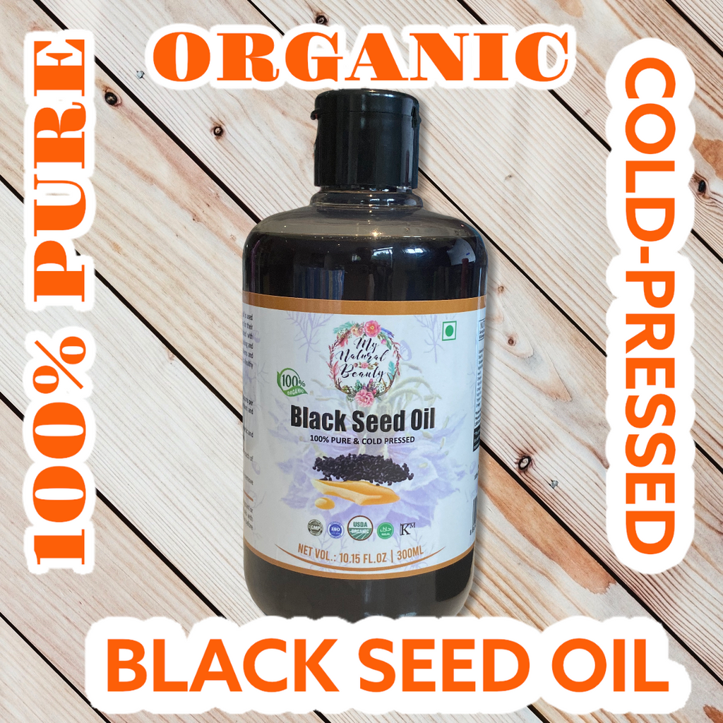 100% PURE ORGANIC BLACK SEED OIL- 300ml 100% PURE AND NATURAL NIGELLA SATIVA OIL (Cold-Pressed)     FREE SHIPPING AUSTRALIA WIDE FOR ALL ORDERS OVER $60.00     Ingredients: 100% NIGELLA SATIVA OIL (Cold-Pressed) (this is made from 100% Pure Organic Black Seeds).