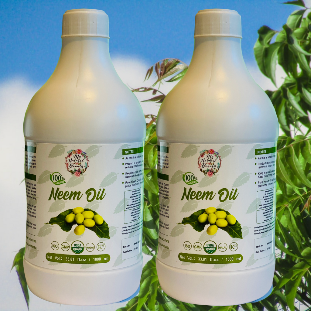 Buy Organic Neem Oil in Bulk Australia. 2 Litre bulk buy. FREE Shipping Australia Wide. Neem for cosmetic use. Neem for gardens. Natural remedies. Scratches., bites, natural insecticide, plant spray, natural head lice remedy. Buy online Australia. There are many uses for Neem Oil.