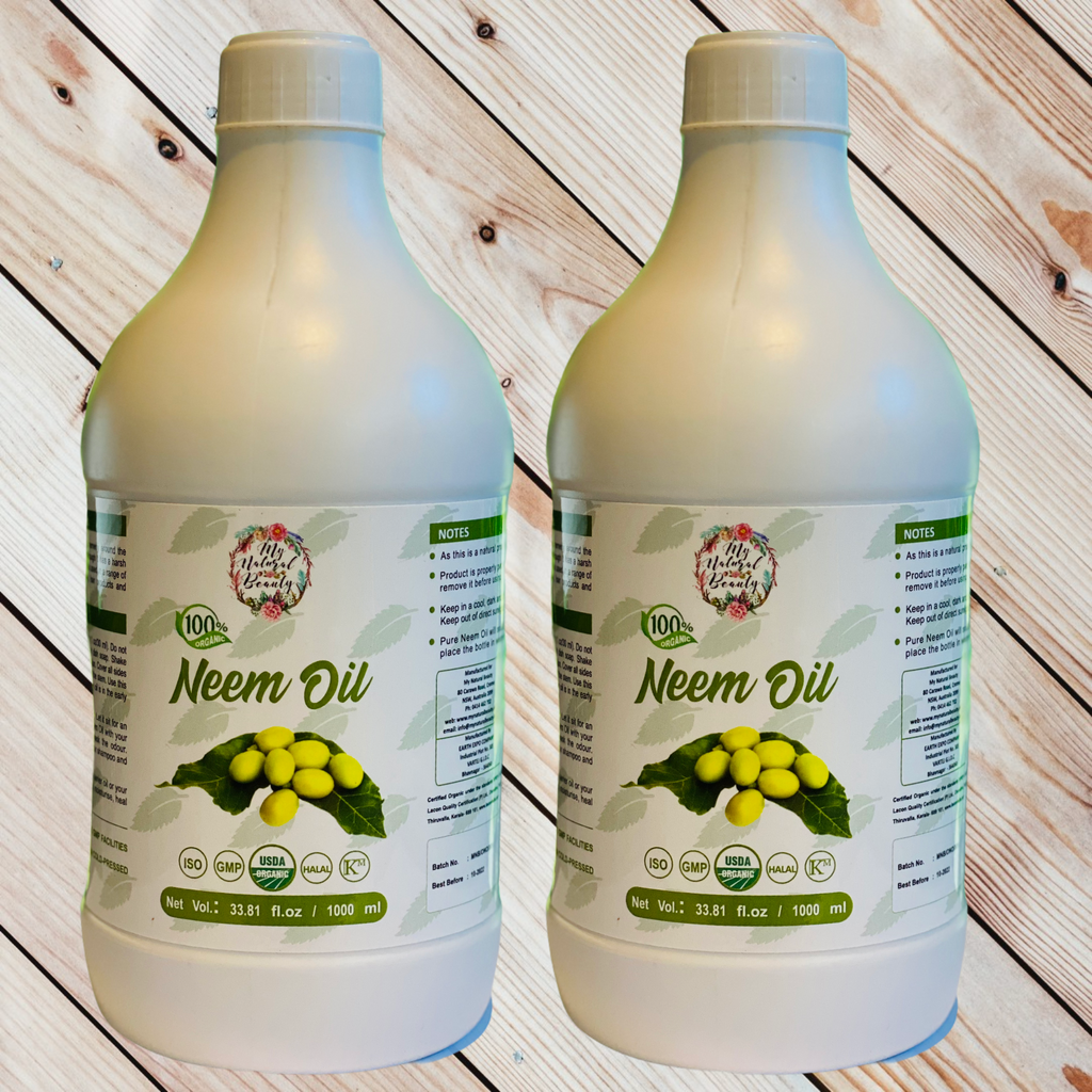 Buy Organic Neem Oil in Bulk Australia. 2 Litre bulk buy. FREE Shipping Australia Wide. Neem for cosmetic use. Neem for gardens. Natural remedies. Scratches., bites, natural insecticide, plant spray, natural head lice remedy. Buy online Australia. There are many uses for Neem Oil.