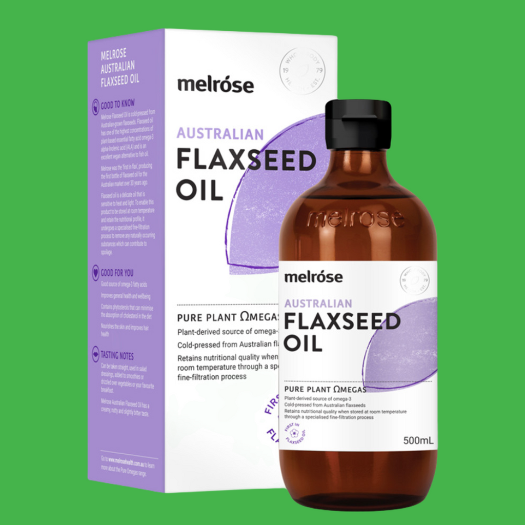 Best price. Melrose flaxseed oil