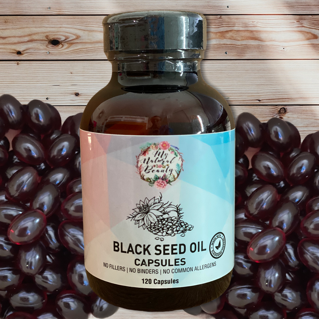 My Natural Beauty’s Black Seed Oil capsules are the supplement of choice that may help support a healthy immune system. These capsules are rich in antioxidants and contain an abundance of essential fatty acids. Regular use may help to maintain a healthy immune system, giving it the power to ward off infections.      My Natural Beauty’s Black Seed Oil Capsules contain 100% Pure Black Seed Oil.