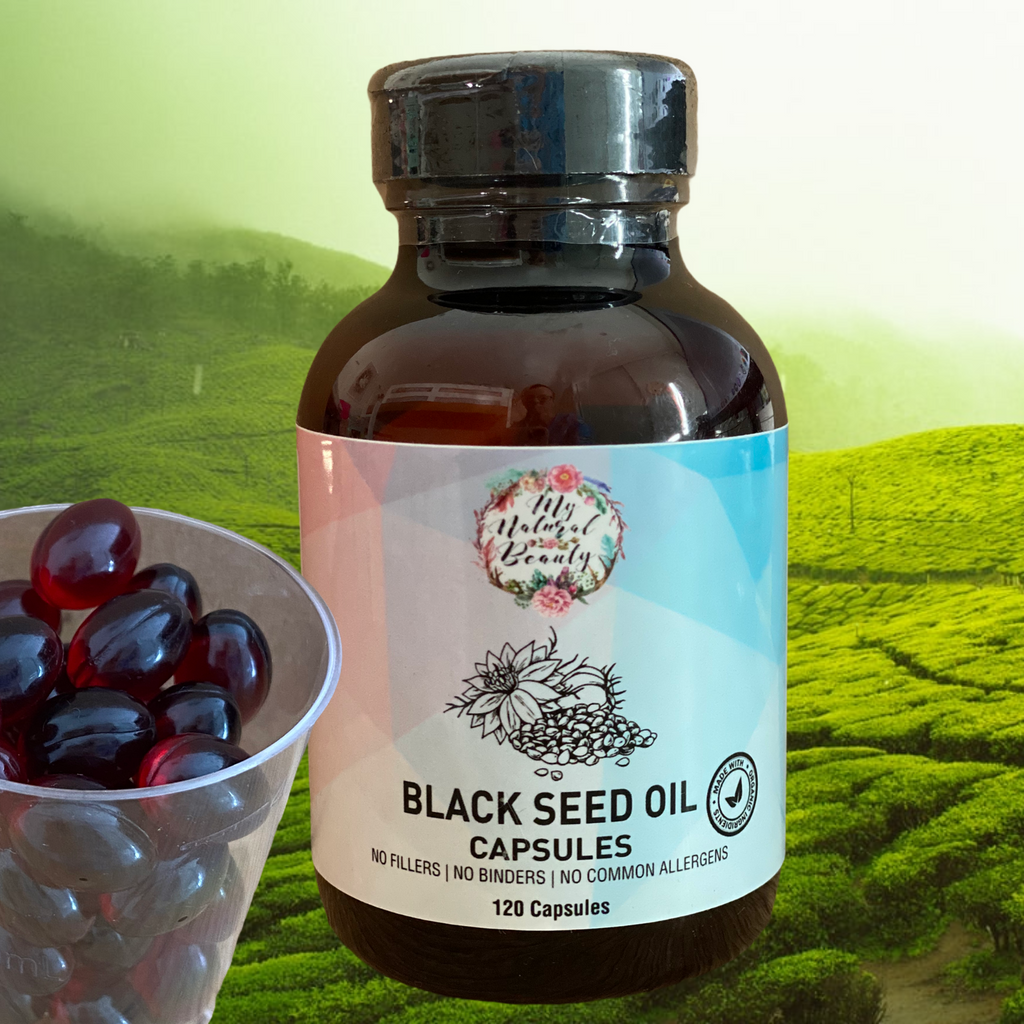 SOME OF THE MANY BENEFITS OF BLACK SEED OIL •	Boosts immune system function* •	Supports healthy heart, skin and hair* •	Supports joint comfort and mobility* •	Supports metabolism and liver health*  •	Rich in nutrients, omegas and aminos* •	Highly Nutritious* •	Powerful antioxidants* •	Anti-Inflammatory* •	Rich in Omega 3, Omega 6 and Omega 9*  *These statements have not been evaluated by the Food and Drug Administration. This product is not intended to diagnose, treat, cure or prevent any disease.  