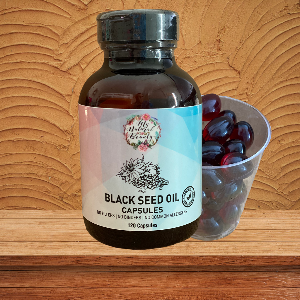 SOME OF THE MANY BENEFITS OF BLACK SEED OIL •	Boosts immune system function* •	Supports healthy heart, skin and hair* •	Supports joint comfort and mobility* •	Supports metabolism and liver health*  •	Rich in nutrients, omegas and aminos* •	Highly Nutritious* •	Powerful antioxidants* •	Anti-Inflammatory* •	Rich in Omega 3, Omega 6 and Omega 9*  *These statements have not been evaluated by the Food and Drug Administration. This product is not intended to diagnose, treat, cure or prevent any disease.  Suggeste