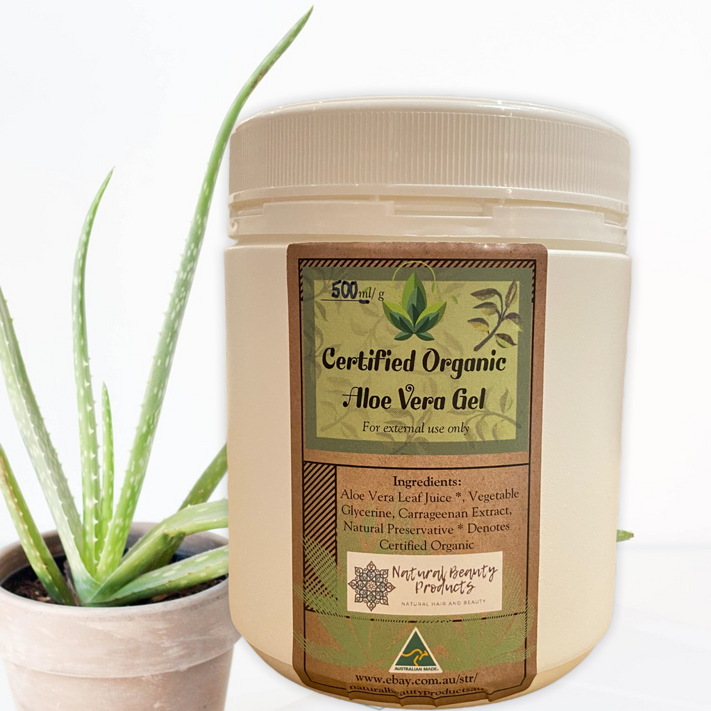   Please choose a size from the size options available- 500ml jar or 2x 500ml jars    ALL ORDERS OVER $60.00 receive FREE SHIPPING AUSTRALIA WIDE.     PRODUCT DESCRIPTION      Aloe Vera gel is cooling, soothing and hydrating, and well known for its healing properties. Most commercial Aloe vera gels are filled with synthetic ingredients and do not contain much Aloe Vera at all. 