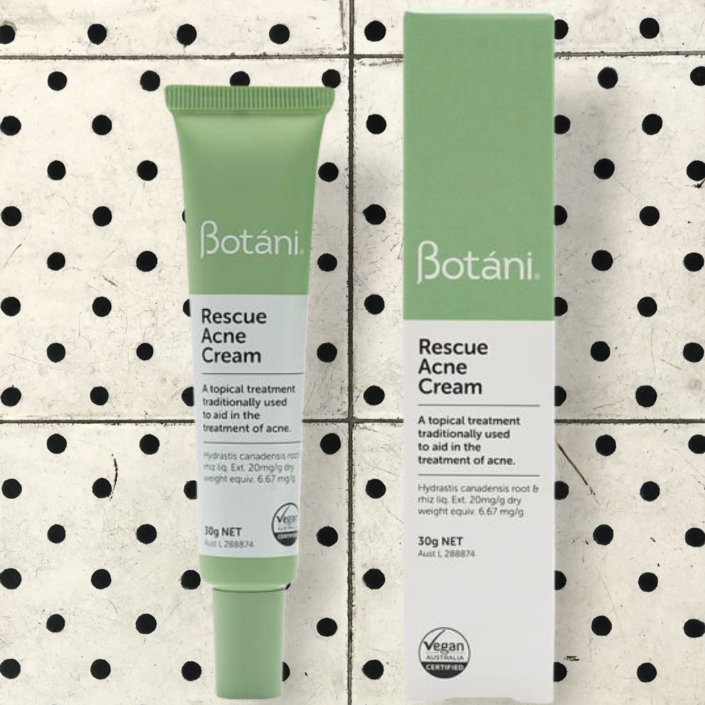 Botani Rescue Acne Cream 30g    ON SALE FOR A LIMITED  Best natural acne treatment. Amazing reviews. Natural skincare Sydney Northern Beaches NSW