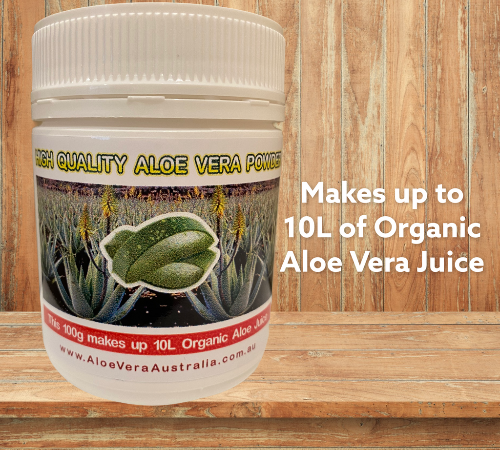 Premium Aloe Vera Powder Australia. Organic. Buy online. Makes 10 litres. Amazing reviews.