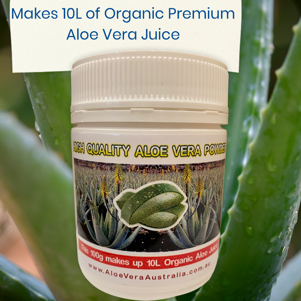 Premium Aloe Vera Powder Australia. Organic. Buy online. Makes 10 litres. Amazing reviews.