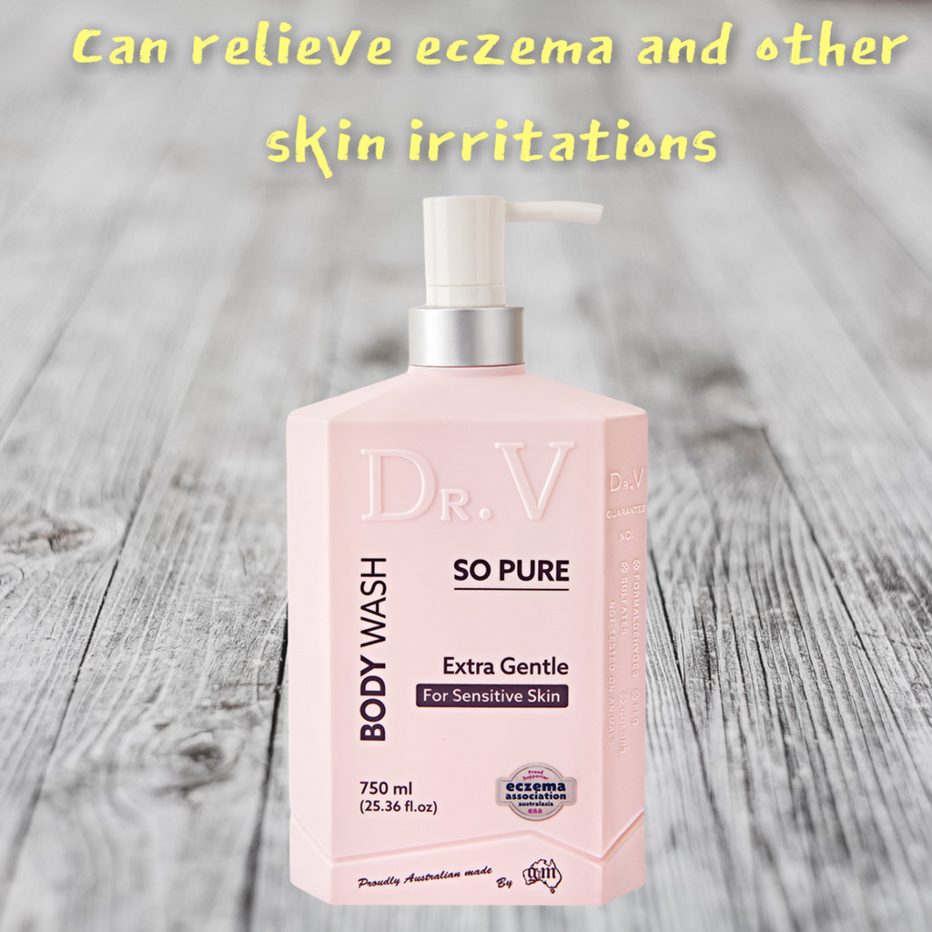 Dr. V Body Wash So Pure (Extra Gentle for Sensitive Skin) 750ml- Eczema. Buy online My Natural Beauty Australia.
