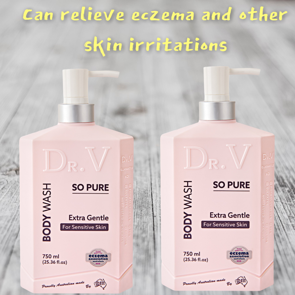 Dr. V Body Wash So Pure (Extra Gentle for Sensitive Skin) 750ml x 2 Twin pack- Save $10.00 off the RRP for two bottles