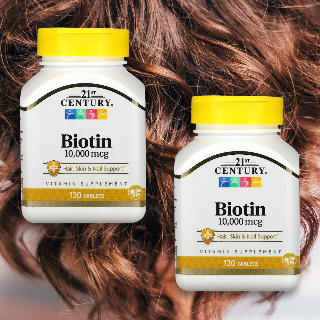 Biotin, 10,000 mcg, 120 Tablets . Buy online Australia. Biotin hair growth . Hair skin and nail support. My Natural Beauty