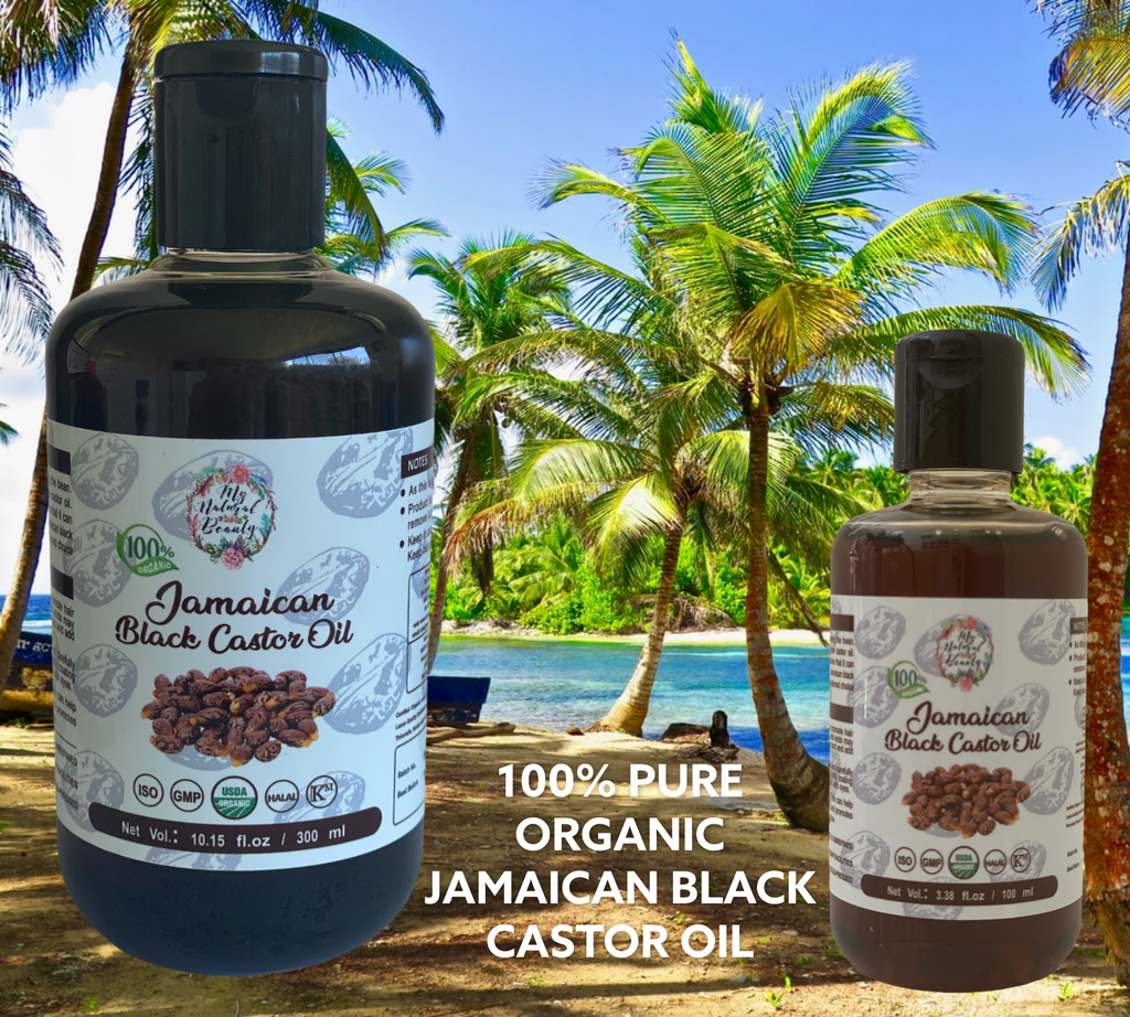 PRODUCT DESCRIPTION   Jamaican Black Castor Oil (JBCO) is prepared by first roasting the beans. It is rich in ricinoleic acid (also referred to as the omega-9 fatty acid). Thus, is an unadulterated, thick, pungent and dark brown castor oil. This oil is packed full of so many nutrients and vitamins that can be used in many different healing and topical ways. Jamaican Black Castor Oil has developed a reputation as being the preferred choice in many beauty treatments for hair and skin.   