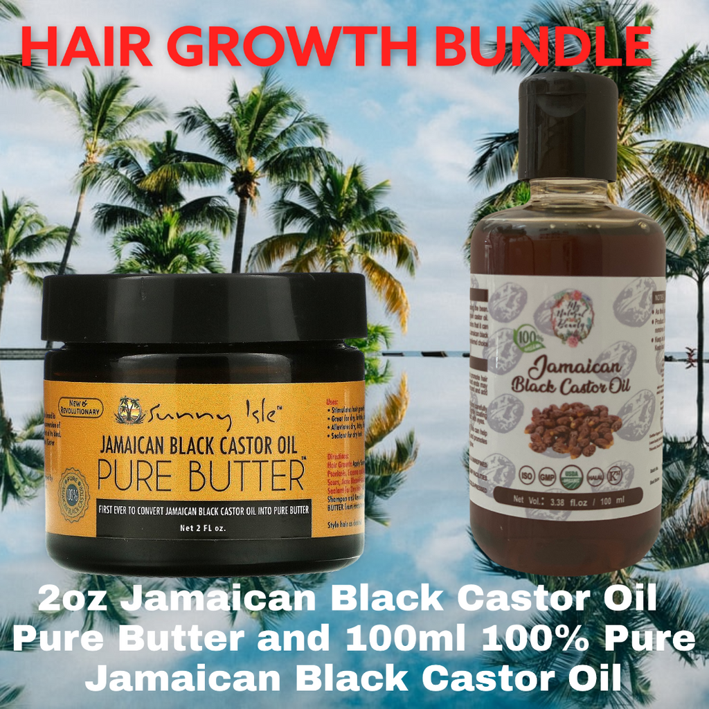 Hair growth with Jamaican Black Castor Oil. Buy online sydney Australia