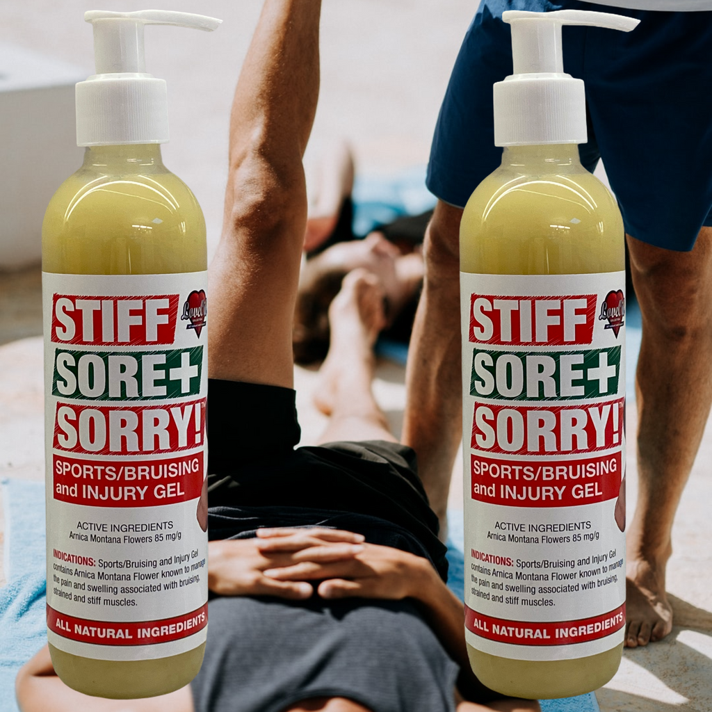 Stiff Sore + Sorry Sports/ Bruising and Injury Gel ON SALE! Love Oil collection My Natural