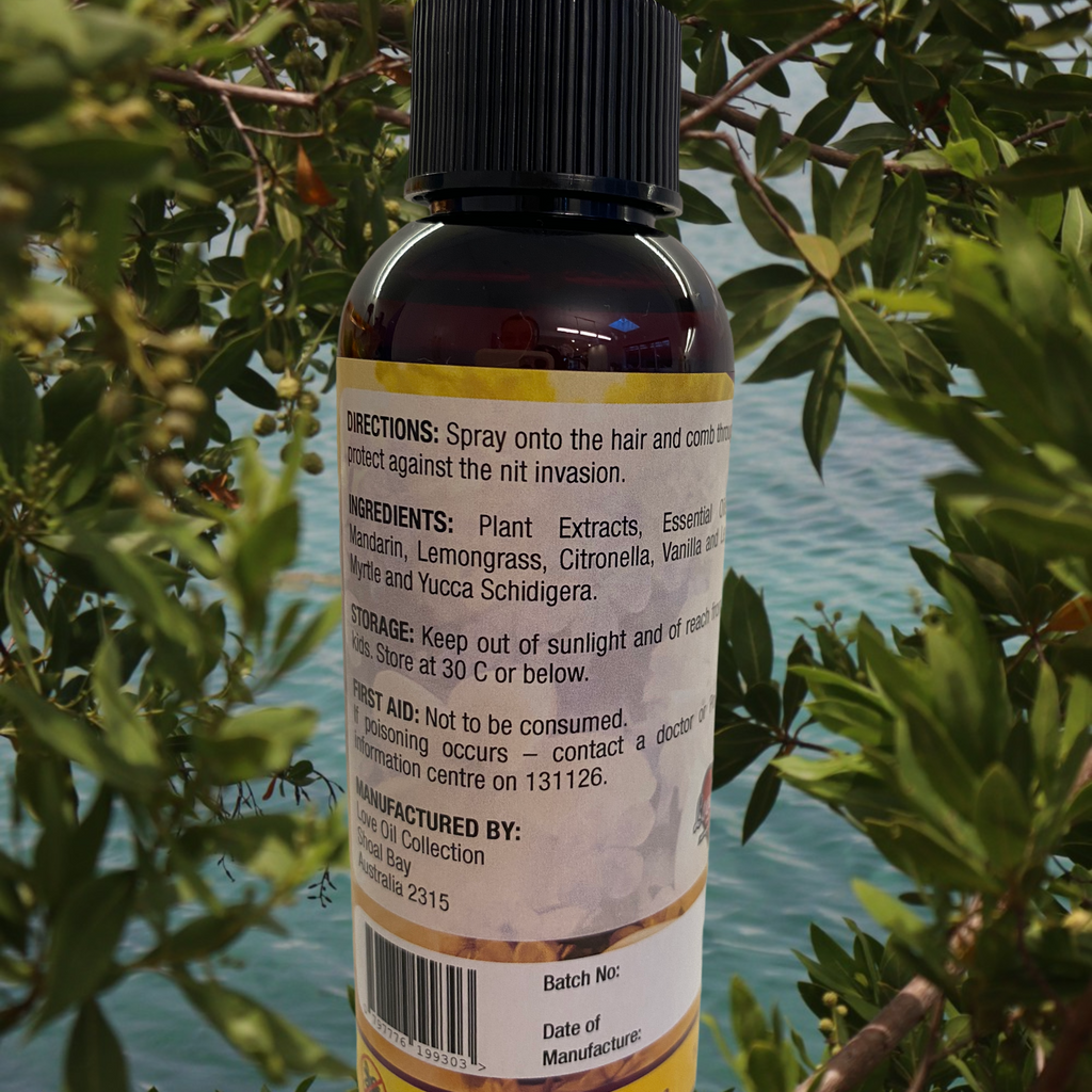 Buy Natural headlice and not spray Australia. head lice