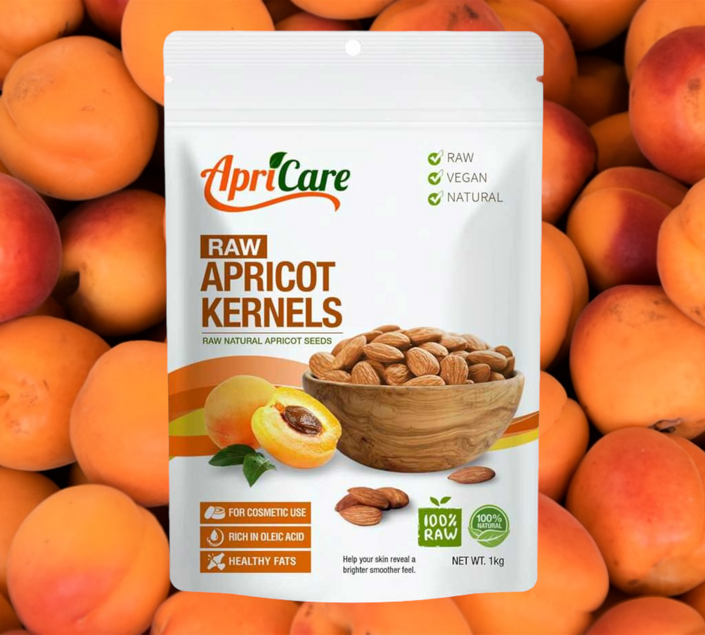 APRICARE Apricot Kernels Raw - 1kg Raw Natural Apricot Seeds   Apricare Raw Apricot Kernels are natural, vegan friendly and 100% raw. Apricare 100% all natural apricot kernels originate from wild apricot trees. The apricots are gently harvested by hand, then the kernels are carefully removed and slowly and gently air dried. Apricare have been supplying Australia with apricot kernels since 2001, so you know you can buy this product with confidence.
