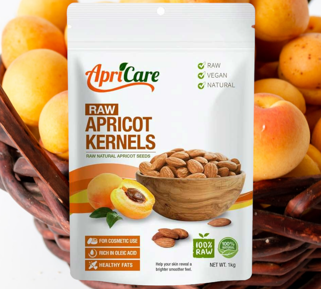 Ingredients:  Raw, Natural Apricot Kernels PACKED IN AUSTRALIA Apricare only use the world’s finest imported apricot kernels. Non GMO, Non irradiated