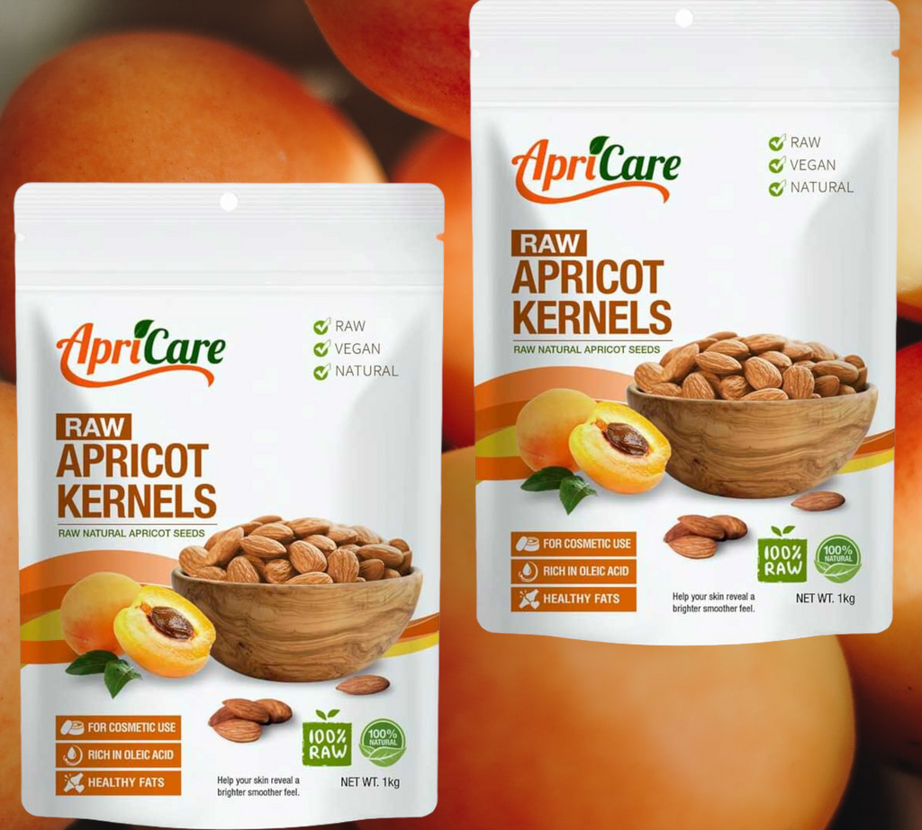 APRICARE Apricot Kernels Raw - 2kg  (2x 1kg)  Raw Natural Apricot Seeds     THIS PRODUCT SHIPS FREE AUSTRALIA WIDE!     Apricare Raw Apricot Kernels are natural, vegan friendly and 100% raw. Apricare 100% all natural apricot kernels originate from wild apricot trees. The apricots are gently harvested by hand. BULK BUY. Apricot kernels. Australia
