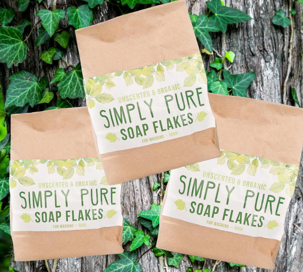 Simply Pure Soap Flakes . unscented and organic
