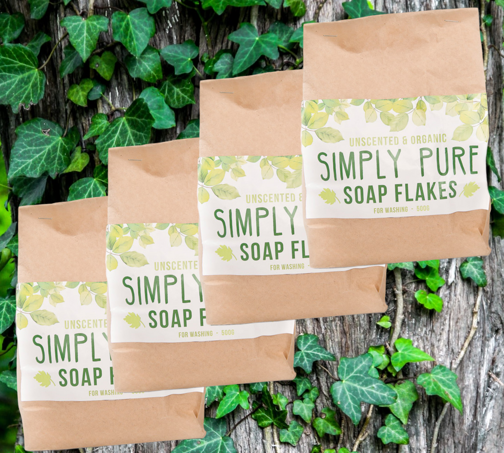 Simply Pure Soap Flakes . unscented and organic. natural house and home. eco friendly