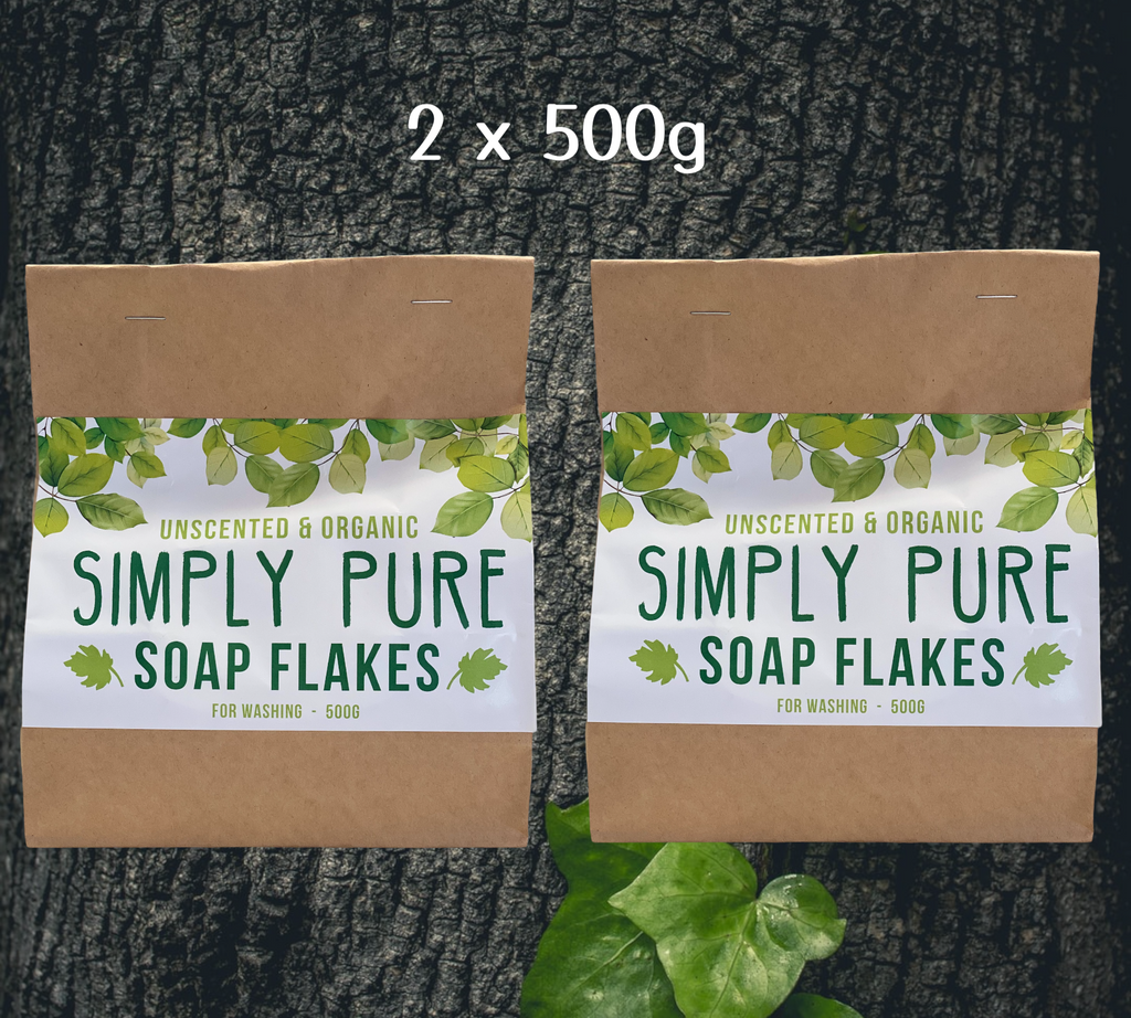 Simply Pure Washing Powder  UNSCENTED & ORGANIC SIMPLY PURE SOAP FLAKES FOR WASHING