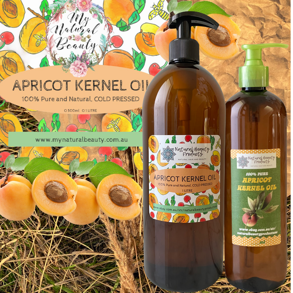 100% Pure Apricot Kernel Oil  COLD PRESSED     AVAILABLE SIZES:      Please choose the size you wish to order from the menu.     500ml bottle  500ml bottle with pump  1 Litre bottle   1 Litre bottle with pump  2x 1 Litre bottles   2x 1 Litre bottles with pumps