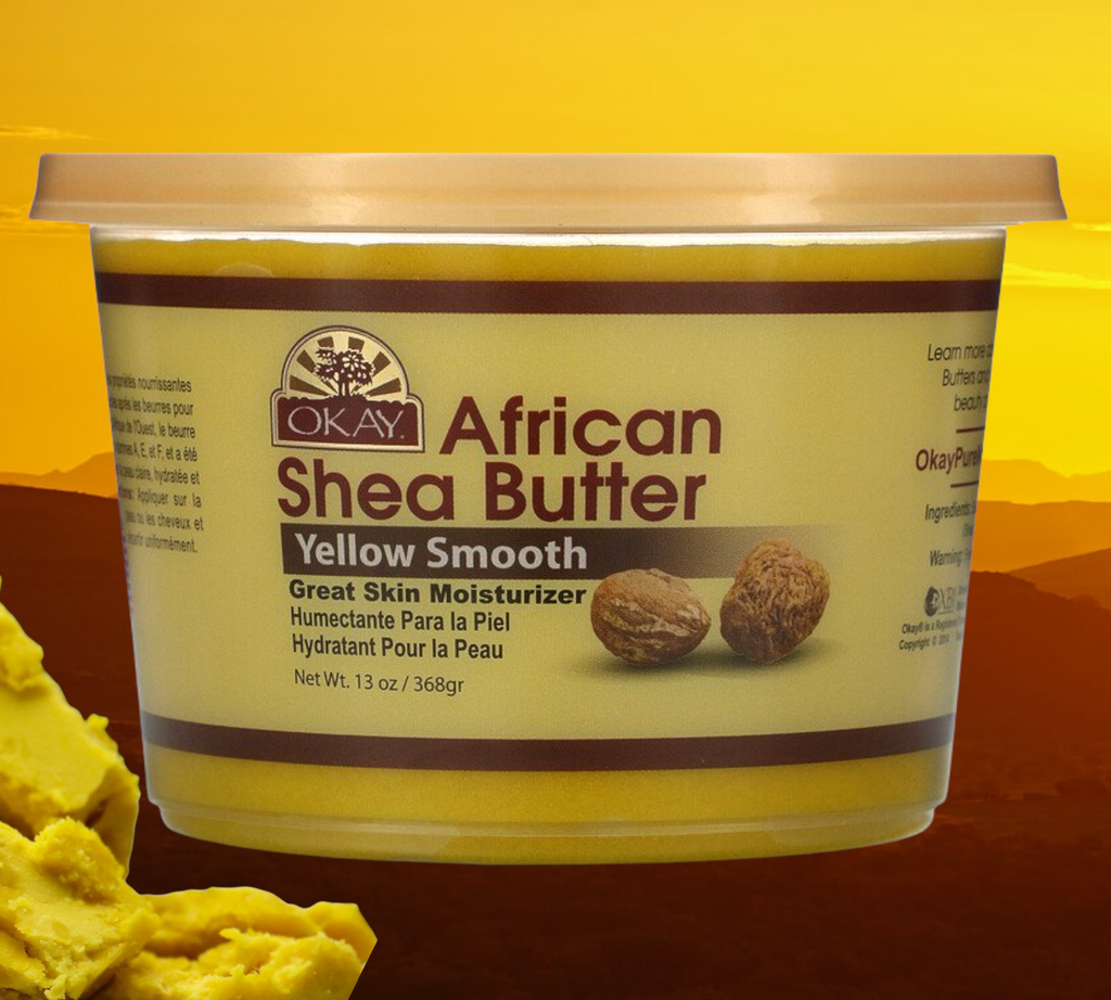 Okay Pure Naturals, African Shea Butter, Yellow Smooth, 13 oz (368 g). Natural skincare Australia