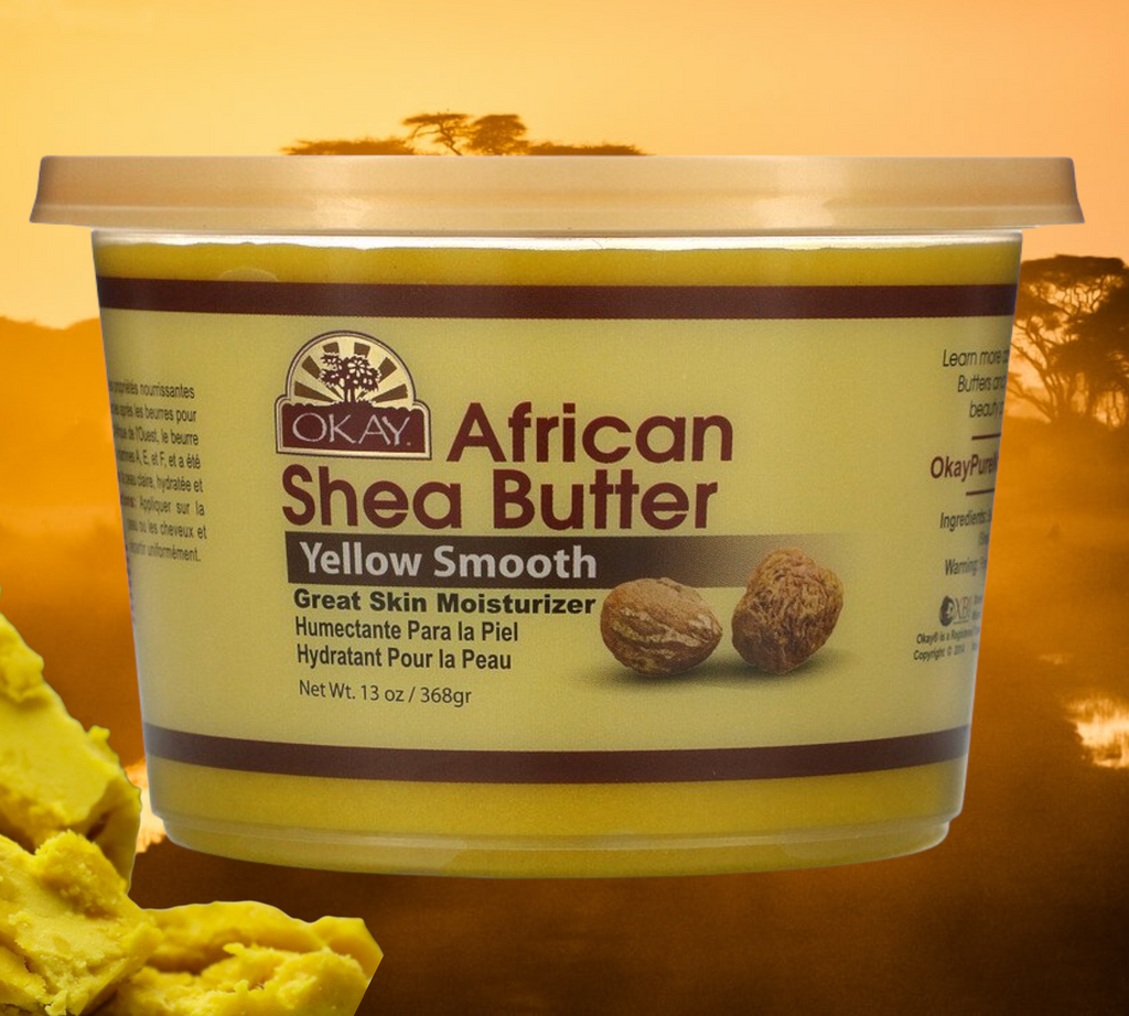 Okay Pure Naturals, African Shea Butter, Yellow Smooth, 13 oz (368 g). Natural skincare Australia