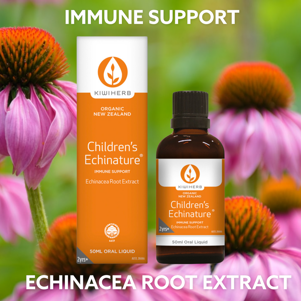 Kiwiherb Children's Echinature Oral Liquid 50ml  IMMUNE SUPPORT- ECHINACEA ROOT EXTRACT        FREE SHIPPING AUSTRALIA WIDE FOR ALL ORDERS OVER $60.00. On Sale. Buy online Sydney NSW. Best price. On sale.
