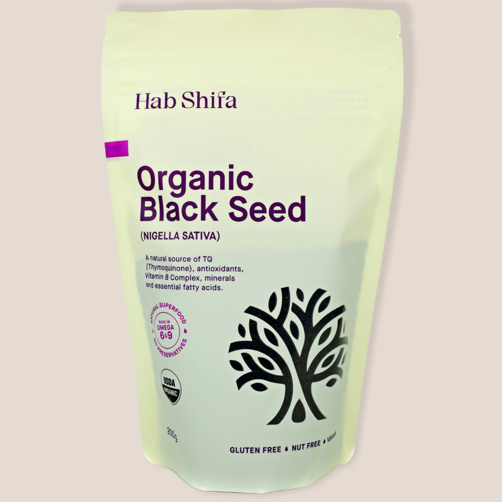 BLACK SEEDS: SUPER FOOD AND SUPER CURE   Nigella seeds are a superfood containing over 100 nutrients, vitamins, minerals, and essential fatty acids, these ‘good’ fatty acids are what replace harmful cholesterol in your blood. This action alone can improve heart health, blood circulation, reduce hypertension and can even help improve memory troubles experienced by seniors.  Taken on their own, Black Seeds can be roasted or sprinkled over food to add their unique taste to any meal. 