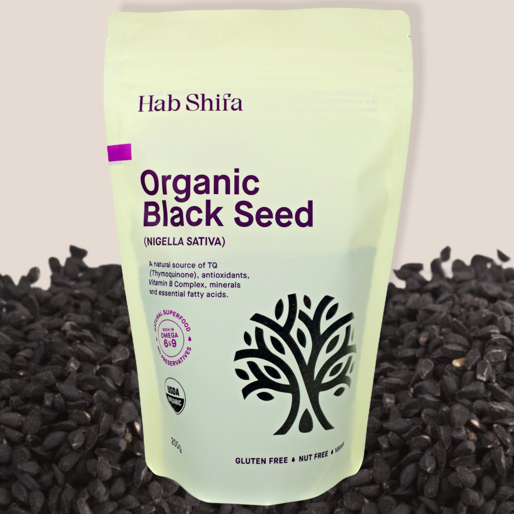 Nature is full of wonders, but none better than Nigella Sativa, Kalonji, or Black Seed as it is otherwise known. In India, it’s commonly used to impart a cumin-like flavour and aroma to food, which also gives it the name ‘Black Cumin’. However, it’s most well-known and marvellous characteristic lies in the benefits of high concentrations of a compound called Thymoquinone. This is the active constituent of Black Seeds and comes coupled with many various benefits for the human body. 