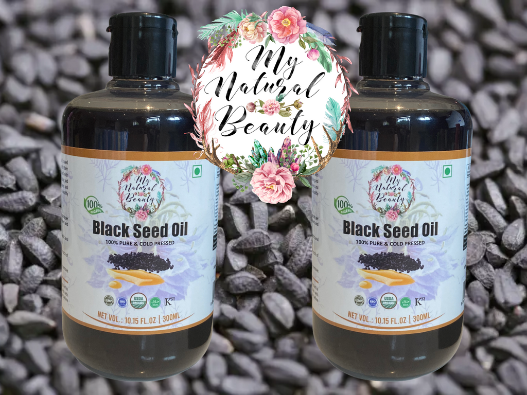 SOME OF THE MANY BENEFITS OF BLACK SEED OIL  Reduce Hair Loss Increases Re-Growth of hair Treats frizzy hair Improve hair texture Maintain elasticity of skin Reduces fine lines and wrinkles Repair sun damage Highly Nutritious Anti-Inflammatory Anti-Oxidant Rich in Omega 3, Omega 6 and Omega 9