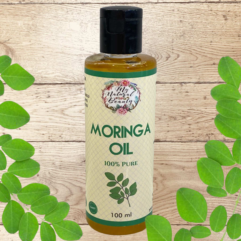       Moringa oil is great in fighting acne because of its purifying, healing, protection and the natural linoleic acid content. It also soothes inflammation and is used for scarring.   ·      Can help to control oily skin.    ·      Contains one of the highest naturally occurring levels of behenic acid. The high behenic acid content is the reason why the oil is known commercially as “Ben” or “Behen” oil.