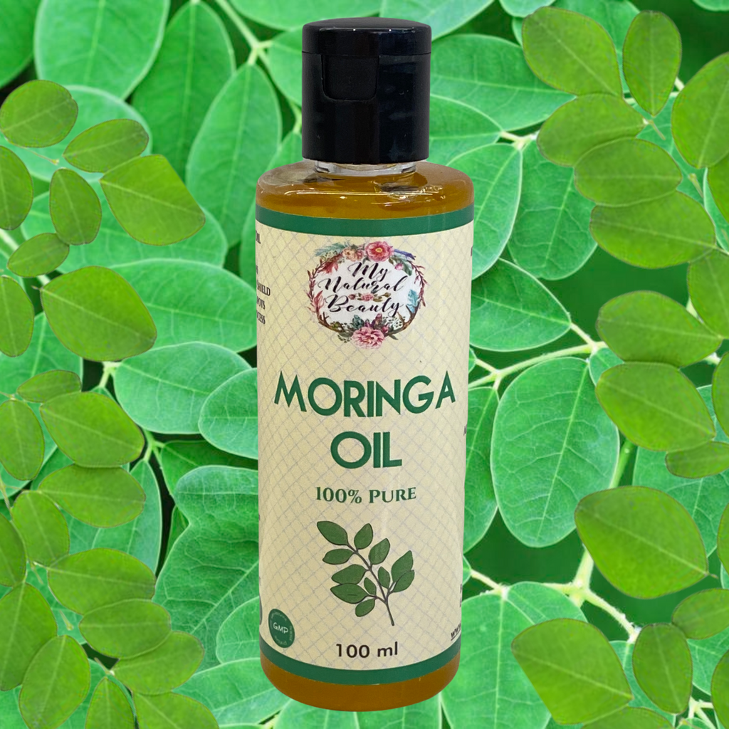  ·      Moringa Oil is a powerhouse of oleic acid, making it a highly moisturising oil beneficial for dry and sensitive skin.   ·      Rejuvenating and enhances radiance.   ·      It can reduce the appearance of fine lines and wrinkles.   ·      High in vitamins A which helps build collagen in the skin.  