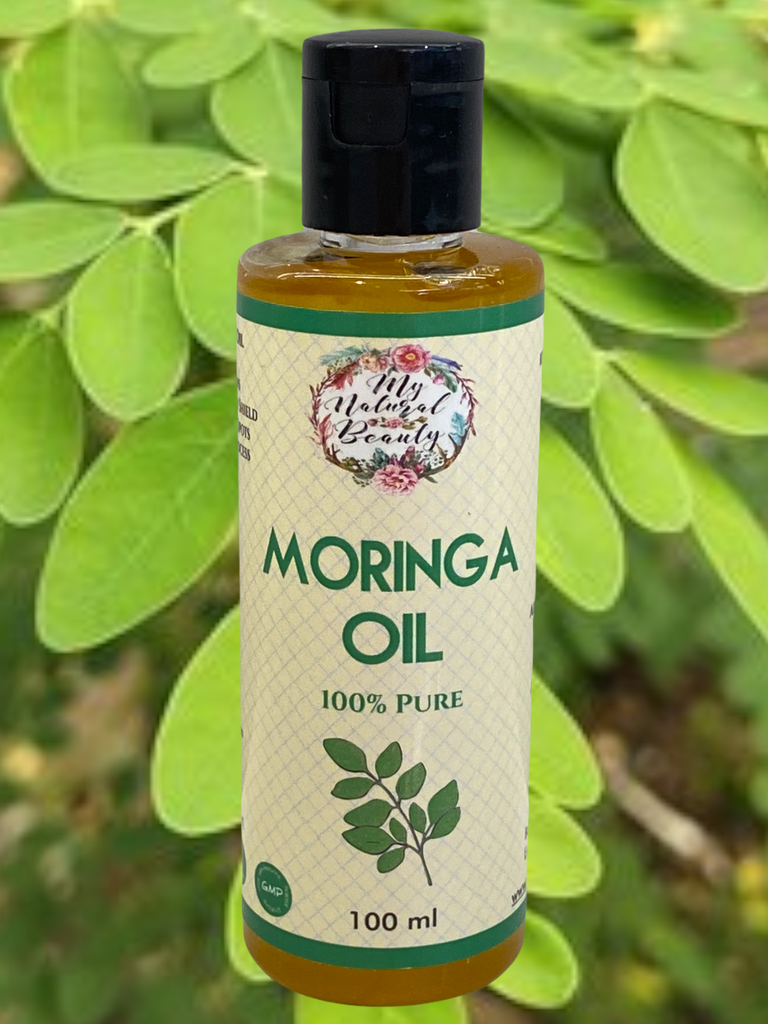 Moringa Oil is a nature’s gift for your skin and hair and is incredibly healing with numerous benefits. It is one of the most sought after oils in the beauty industry due to its anti-aging, healing, and beautifying effects.