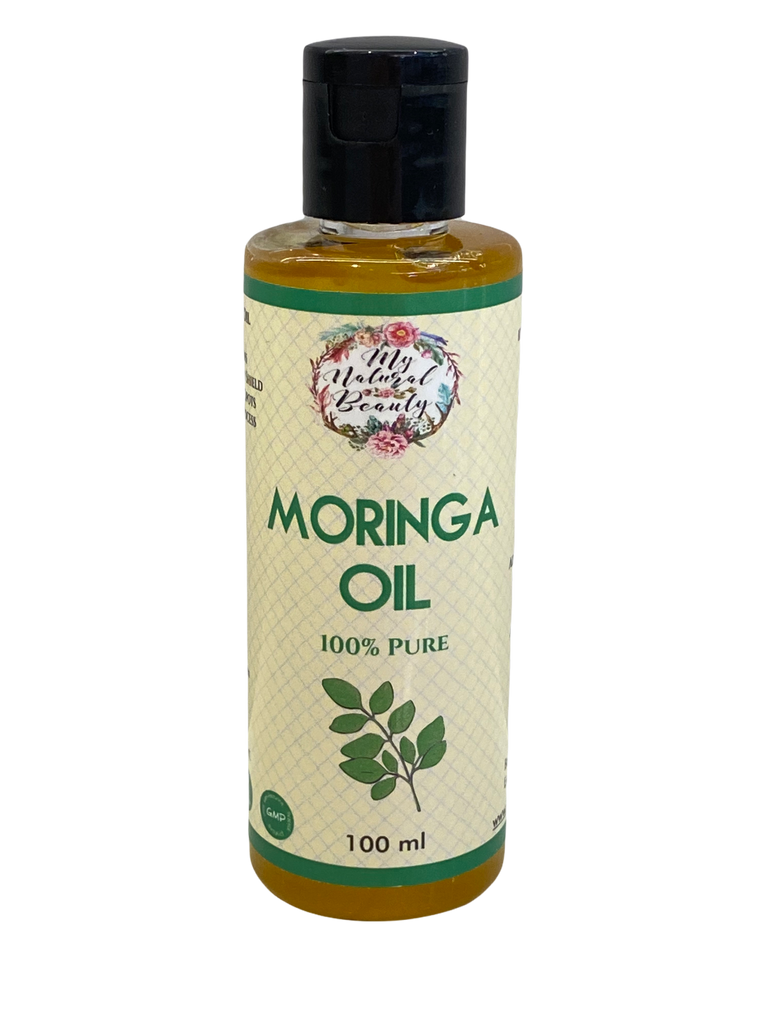 What is Moringa Oil?     Moringa Oil is extracted from the seeds of the most nutrient-dense tree on the planet. This tree is also knows as the drumstick tree. Moringa Oil is a rich source of powerful vitamins, antioxidants and minerals that meet all of your skin needs.    Moringa Oil protects the skin against the harmful effects of environmental pollution. 