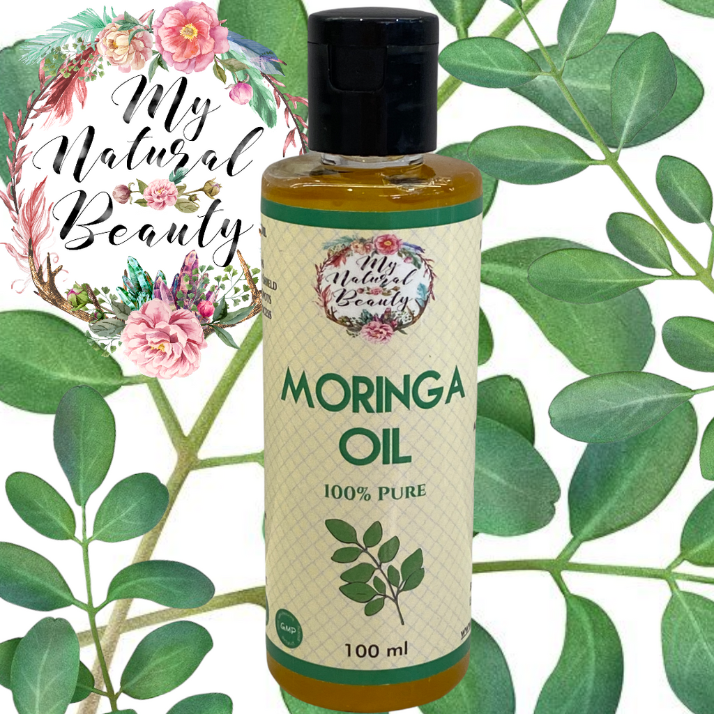 Moringa Oil protects the skin against the harmful effects of environmental pollution. Moringa Oil is a nature’s gift for your skin and hair and is incredibly healing with numerous benefits. It is one of the most sought after oils in the beauty industry due to its anti-aging, healing, and beautifying effects.