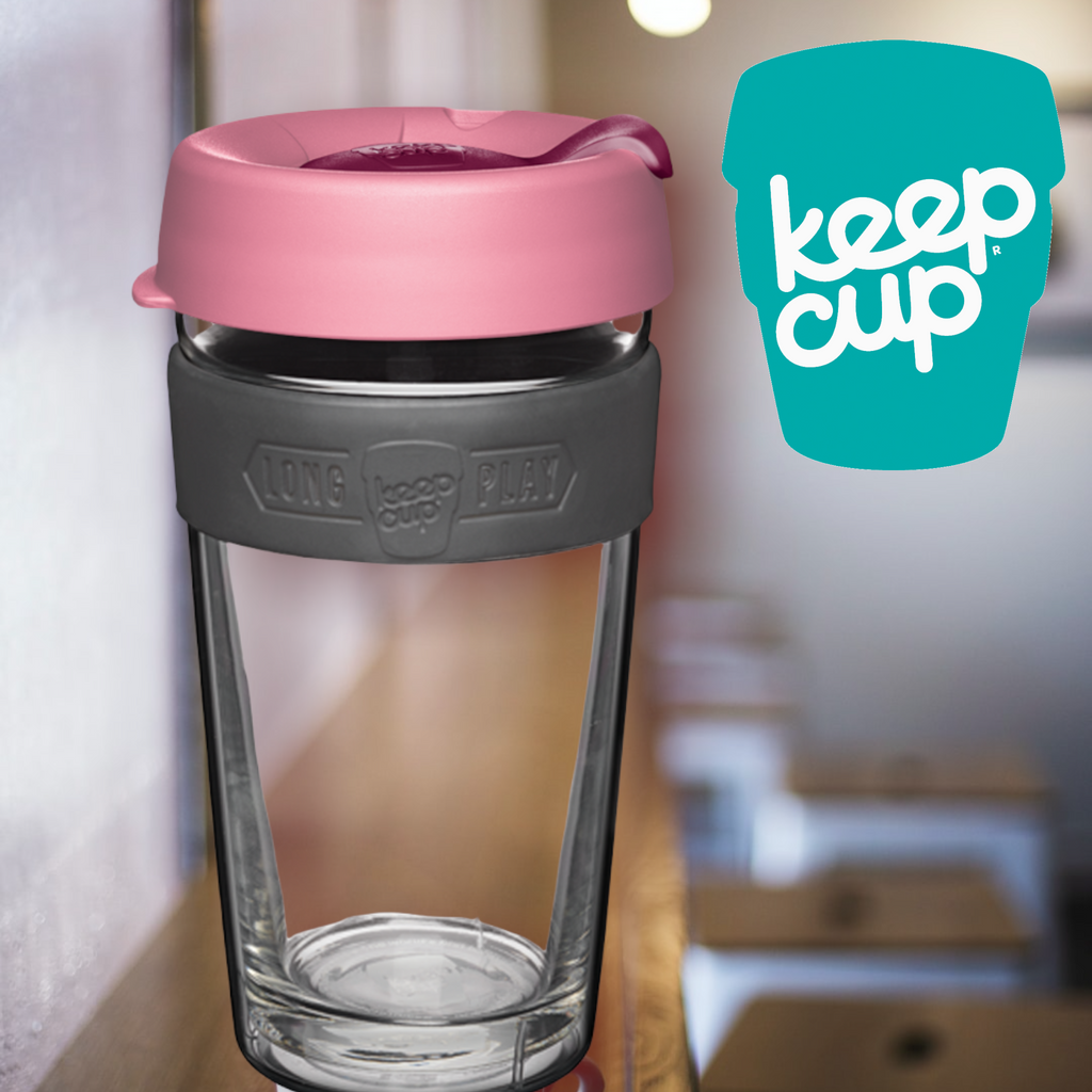 KeepCup Brew Longplay Reusable Coffee Cup- 16oz/454ml- Scarlet
