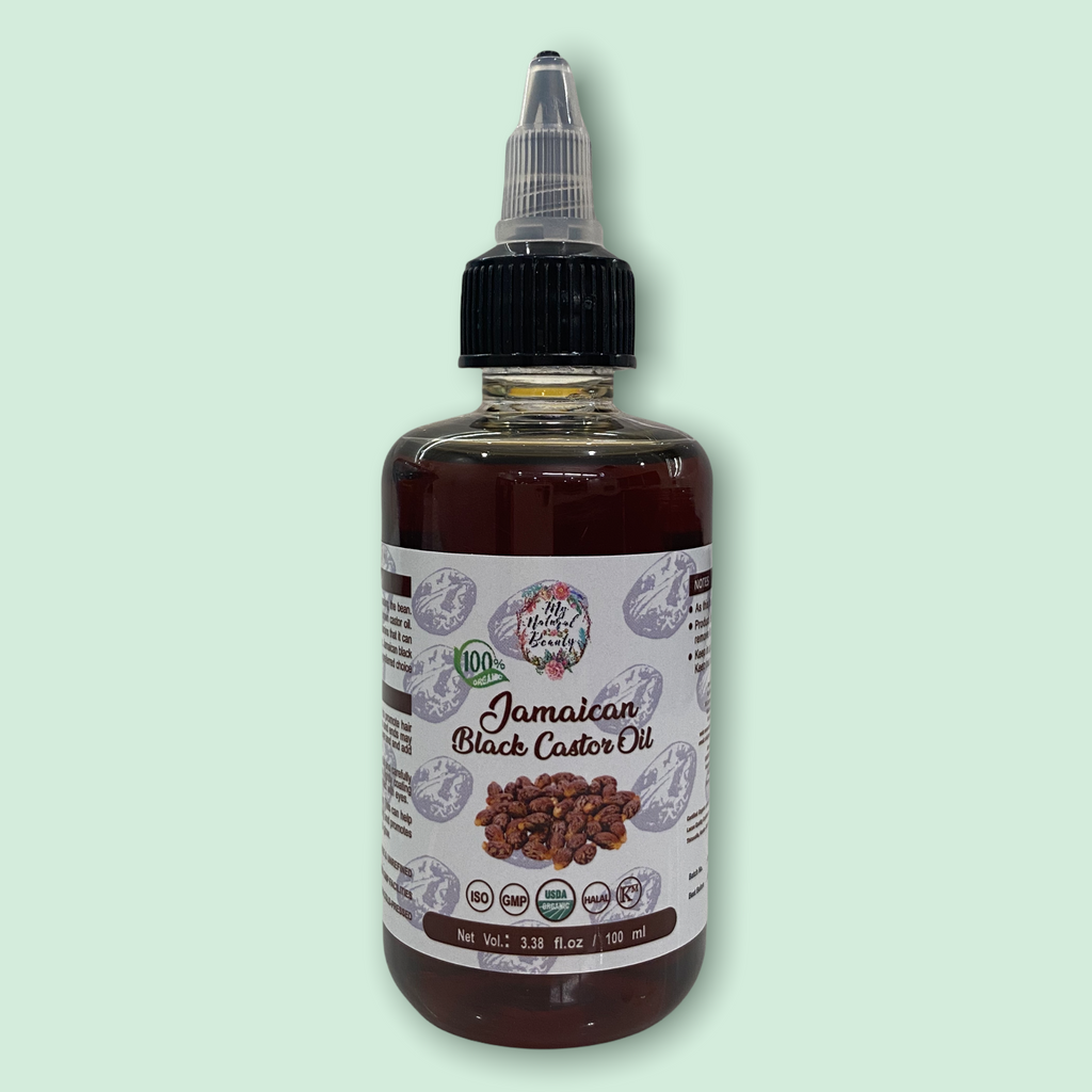 100% Pure Organic Jamaican Black Castor Oil with applicator lid (100 ML)    Experience easy scalp application with this amazing applicator bottle. This product comes with an applicator cap so that you can easily dispense the product directly onto your scalp. It will minimise waste and ensure the product is applied evenly and directly onto your scalp. The applicator cap can be re-used with our standard 100ml bottles.