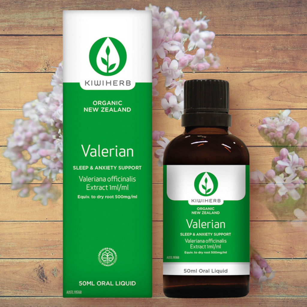 Kiwiherb Valerian Oral Liquid 50ml   PRODUCT INFORMATION (Information sourced from the manufacturer of this product, Kiwiherb and their distributors):  Valerian is a gentle sedative and relaxant herb, used for centuries to promote restful sleep and ease nervous tension. It can be taken during the day to calm tension or irritability or before bed to aid a good night's sleep.  Valerian is traditionally used for:  • Relief from Insomnia • Symptomatic relief of mild anxiety • Beneficial during times of stress