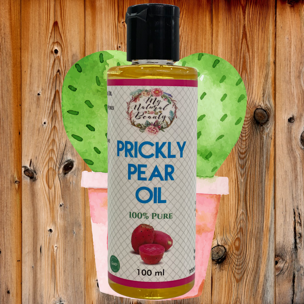 Some of the many Beauty Benefits of Using Prickly Pear Oil are ..(just a few of many!)       ·      It has very effective anti-aging properties around the eye area due it its vitamin K content. This miraculous oil targets wrinkles & has a gentle lightening effect on under-eye dark circles. It has been shown to minimise the appearance of stubborn under-eye circles and hyperpigmentation.
