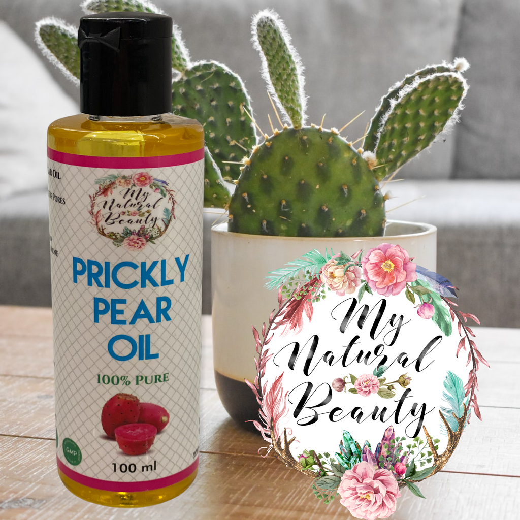 Benefits Prickly Pear Seed oil-  It can be used to target wrinkles and hotspots that are aging, such as the delicate skin around the eyes, forehead, around the mouth and lips, neck and decolletage.   ·      It is used to moisturise damaged and dry hands by restoring the health of the skin, cuticles and nails.   ·      It promotes regeneration of skin as well as its restructuring.   ·      It helps to firm damaged, mature skin and very dry skin due to its high fatty acid content.