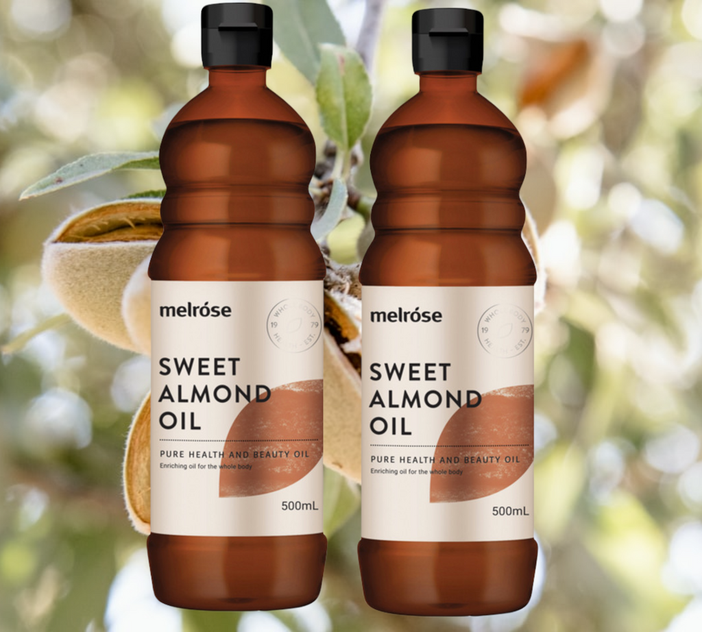 Melrose Sweet Almond Oil is pressed from seeds of the almond tree - Prunus amygdalus dulcis, which are of the sweet variety, the very same as the ones you eat. Almonds are naturally rich in vitamin E, a fat-soluble vitamin that acts as an antioxidant both within your body and on your skin. Melrose Sweet Almond Oil can also be used as a carrier oil and for massage. It is light in colour and has a very mild nutty flavour.
