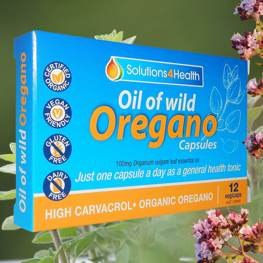 Solutions4Health   Oil Of Wild Oregano -VegeCaps 