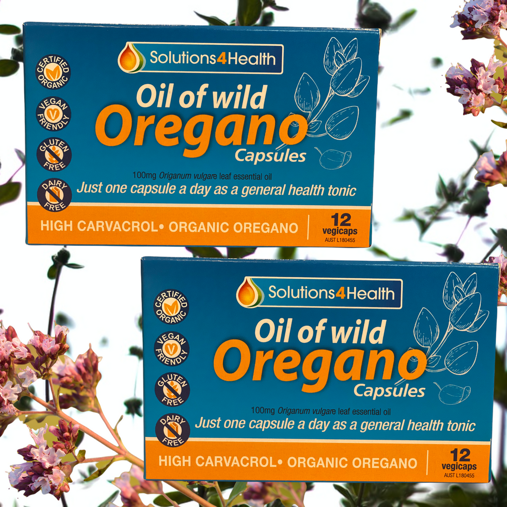 Respiratory, cold & flu relief. Oil of wild oregano capsules