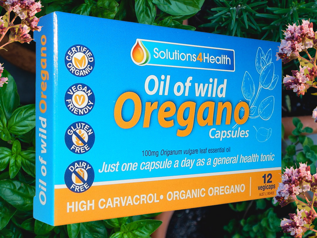 Oil of Wild Oregano- Nature’s Solution (written by Solutions4Health)     Oil of Wild Oregano is one of Nature’s most potent fighters.    It contains powerful biogenic volatile compounds, namely Carvacrol and Thymol which are oxygenated monoterpenes.   These are the main two components that make up the essential oil, the defence mechanism of the plant.High Carvacrol- Organic Oregano   