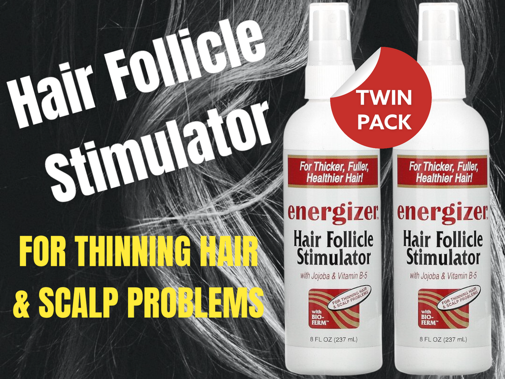 Thicker, Fuller hair.Hobe Labs, Energizer, Hair Follicle Stimulator. For thinning hair and scalp problems. Australia.Hobe Labs, Energizer, Hair Follicle Stimulator