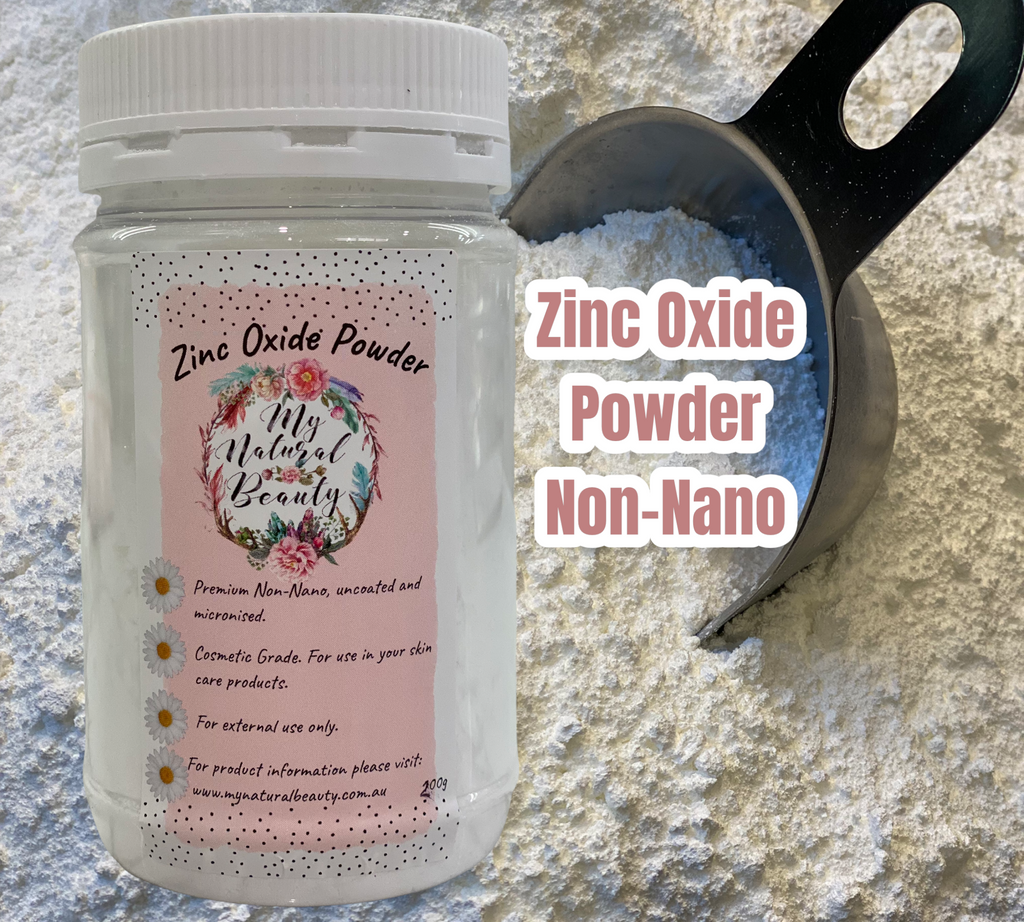 Buy Online Australia ZINC OXIDE POWDER- 200g jar   NON-NANO, UNCOATED AND MICRONISED.      COSMETIC GRADE- For external use only. For use in home-made sunscreens, cosmetics, acne and rash creams, ointments, deodorant, soap and lots more!